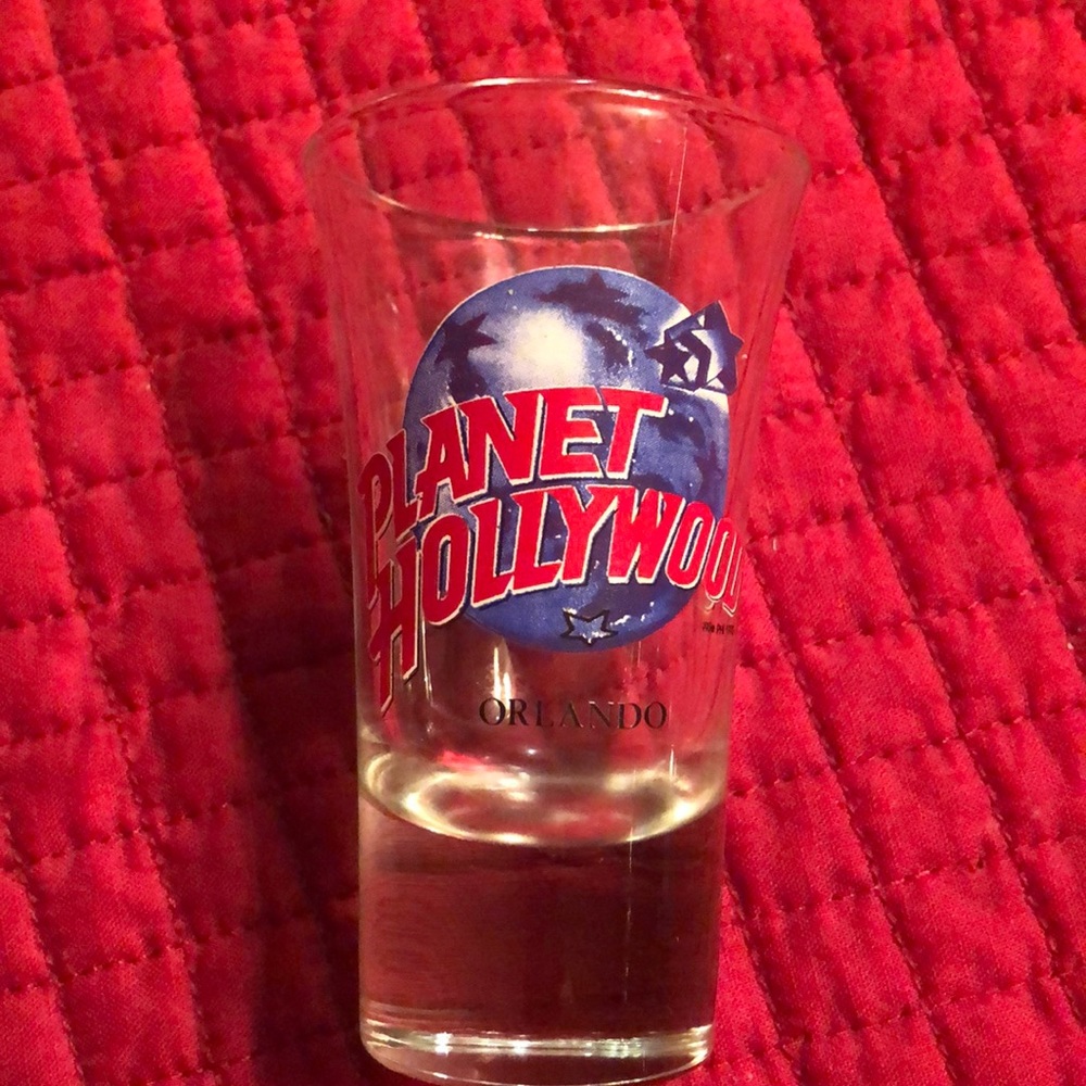 ❤️New Planet Hollywood Orlando Tall Shot Glass